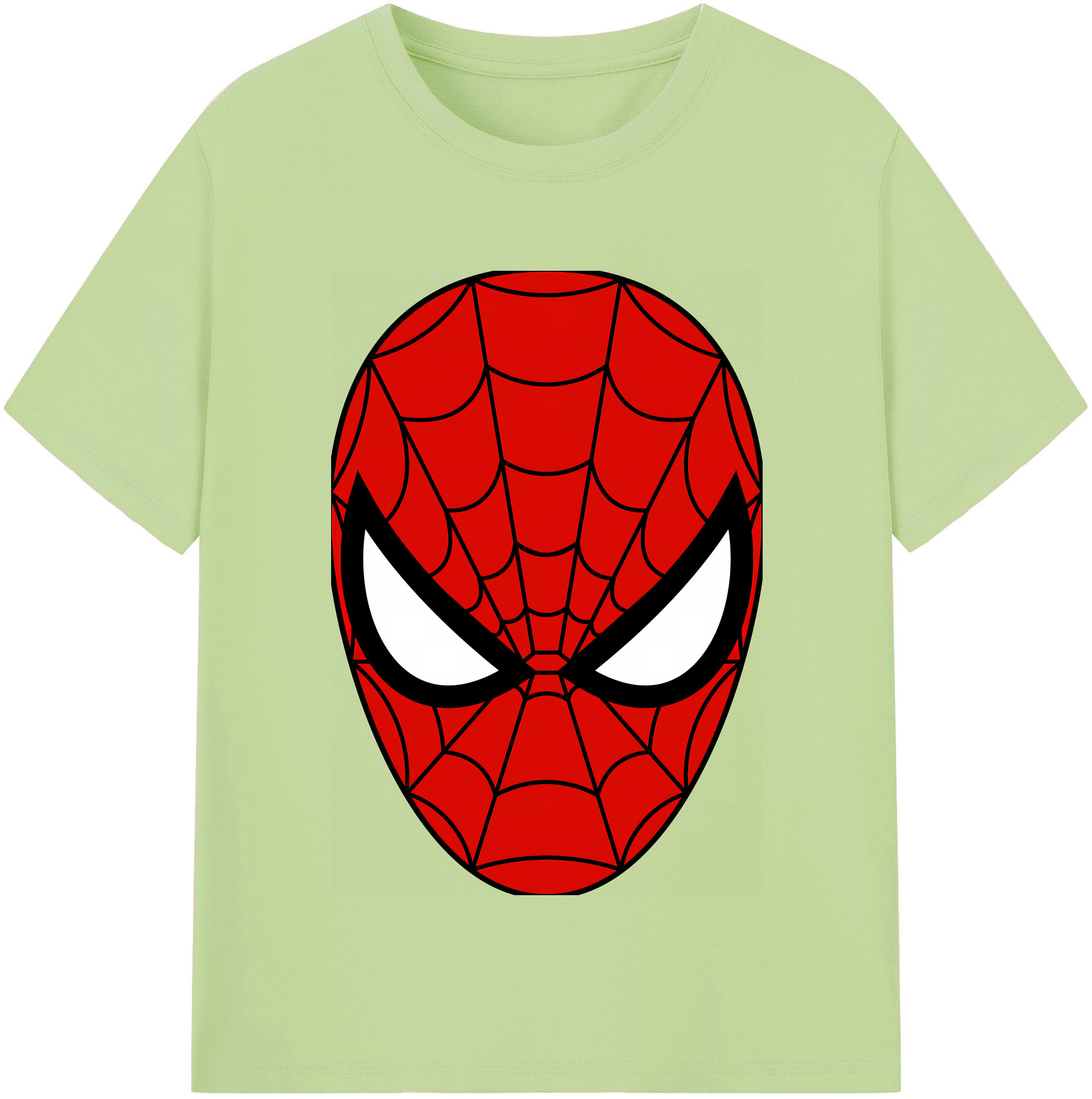 （画像用） Spider Man スパイダーマン 綿100％半袖Tシャツ（フロントプリント）